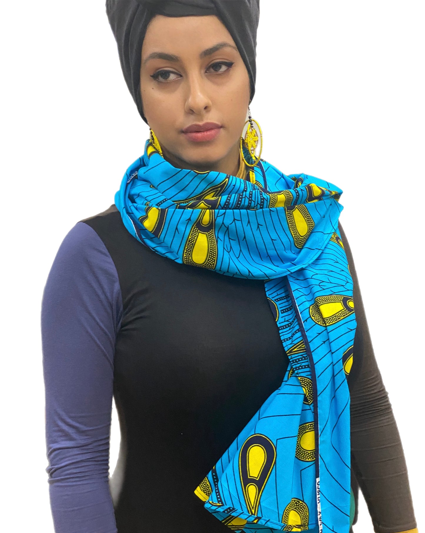 Cotton scarf-head wraps