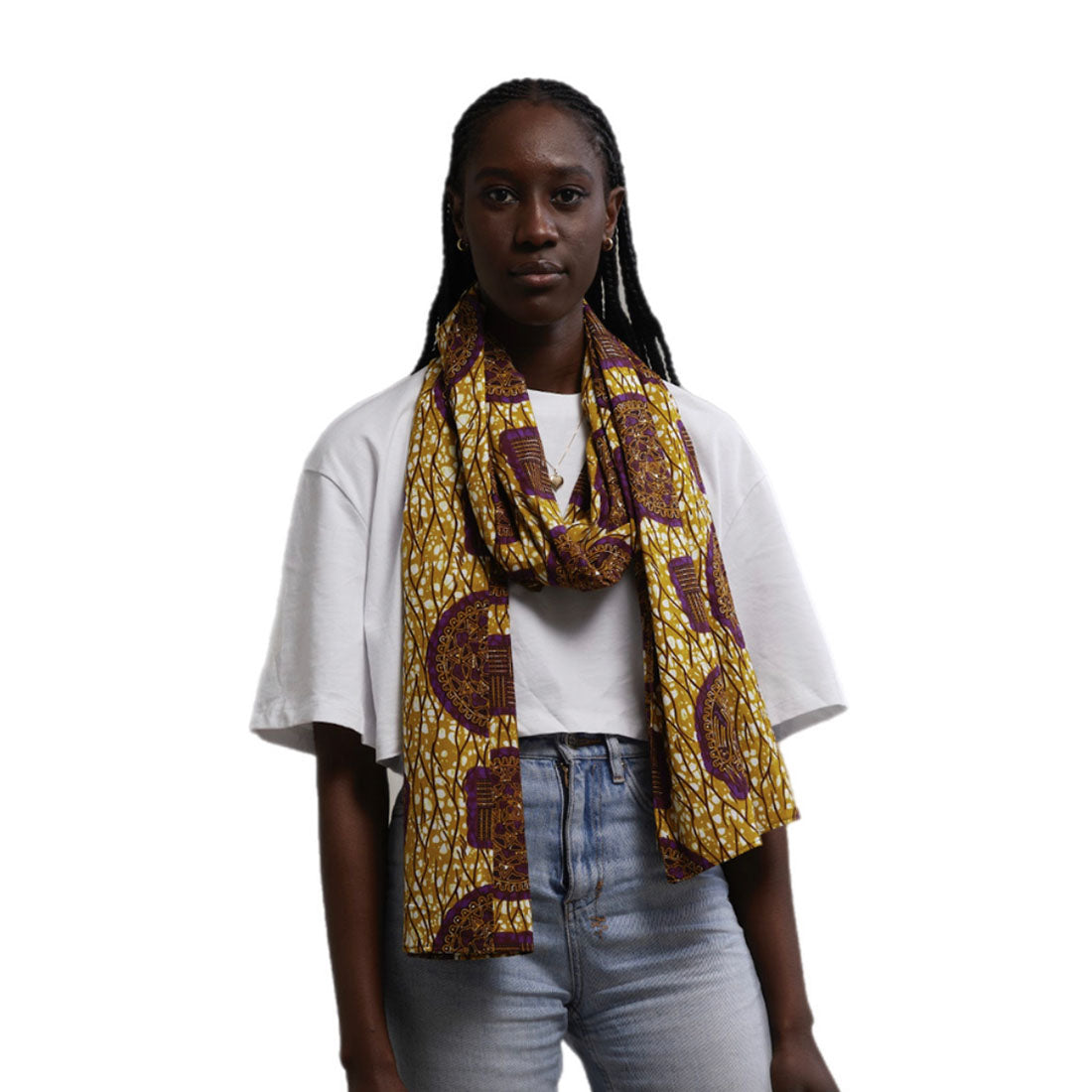 Cotton scarf-head wraps